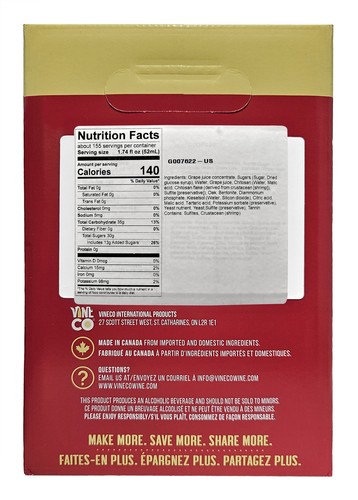 VineCo Original Series California Pinot Noir Wine Making Ingredient Kit - Picture 2 of 7