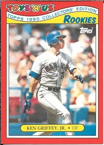 Ken Griffey Jr 1990 Topps Toys"R"Us Rookies, card #13 of 33, Seattle Mariners