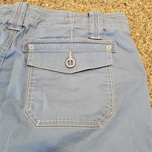 Aventura Women’s Stretch Organic Cotton Skirt Size 12 Blue Mid Light Canvas EUC - Picture 14 of 17