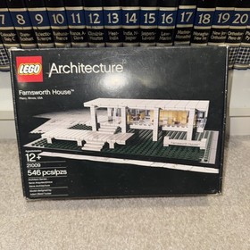 Lego architecture farnsworth house with box and manual