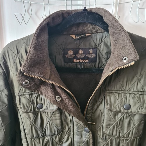 Barbour Utility Polar Quilt Green Jacke UK 14 dick warm Fleece gefüttert Country - Bild 19 von 24