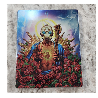 Borderlands 3 Psycho Steelbook Case Collectible Video Game, No Disc Included 
