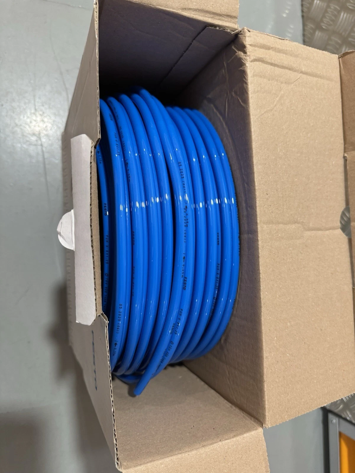 Festo 197385 Plastic Tubing 50 Meter PUN-H-8x1.25-BL Brand New 3