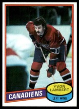 1980-81 Topps Yvon Lambert Montreal Canadiens #246
