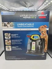 BISSELL Little Green Premier Pet Portable Deep Cleaner, Model 3500 New
