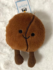 Jellycat Amuseables Coffee Bean Bag Charm Plush Keychain Cute Gift NWT New HOT