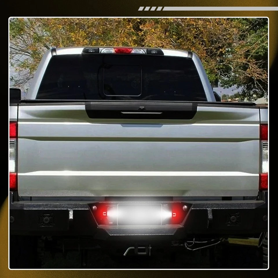 Juego de 1-10 luces LED de etiqueta de matrícula para F150 TUBO ROJO con arnés de cableado Foto 4 de 4