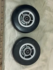 ONE LEFT. 6"x2" Front Rear Caster Wheel Black Tire for Jazzy 600ES. WHLASMB2131.