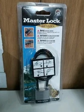 Master Lock 107DSPT Gun Lock Cable Lock New, Safety Pad Lock
