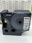 5 Pack 19mm x 7m Label Tape Cassette Black White Standard 3/4" x 23' New Sealed — photo 5