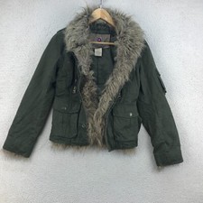 B.b Dakota Green Cotton Basic Jacket Women Size Uk Xs