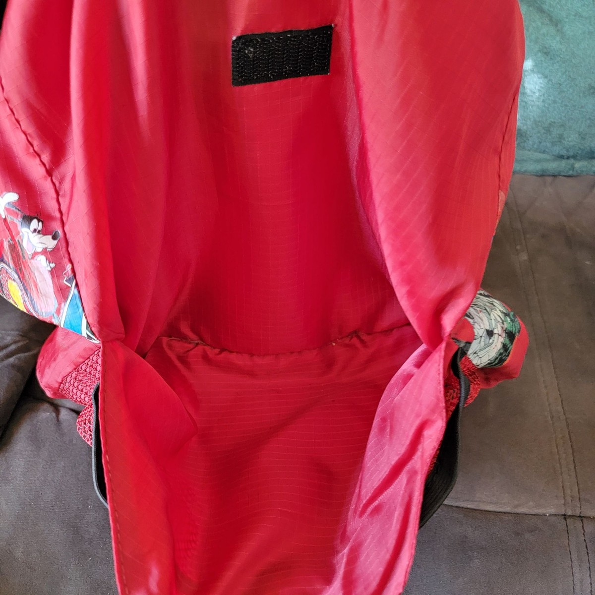 Disneyland California Adventure 2005 Red Darwstring Lightweight Backpack Disneyworld Backpacks - Etsy main image 4