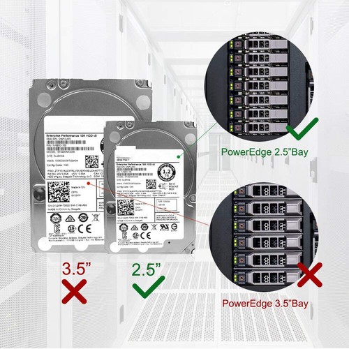 8FKXC 08FKXC 2.5 inch SATA SAS HDD Caddy Tray For DELL R730 R630 R730xd MD1420 - Afbeelding 9 van 9