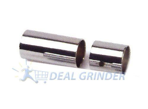 SET SLIDE CHITARRA DI 2 - DELUXE 25mm Acciaio Cromato per Dito e Nocche + BONUS! - Foto 1 di 1
