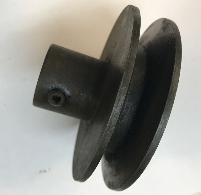 Vintage Pulley 4" Outside diameter 5/8" Bore With Set Screw pulley eBay