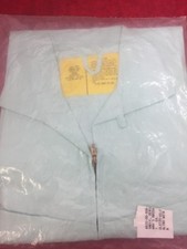 QTY 2 NEW ALTRO Dental Smock Short Sleeve Scrub Top Zipper Front Mint Green M