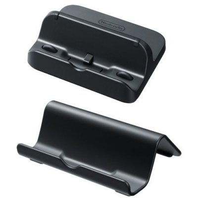 Nintendo OEM Wii U Gamepad Ständer Halterung Set Sehr Gut 4Z