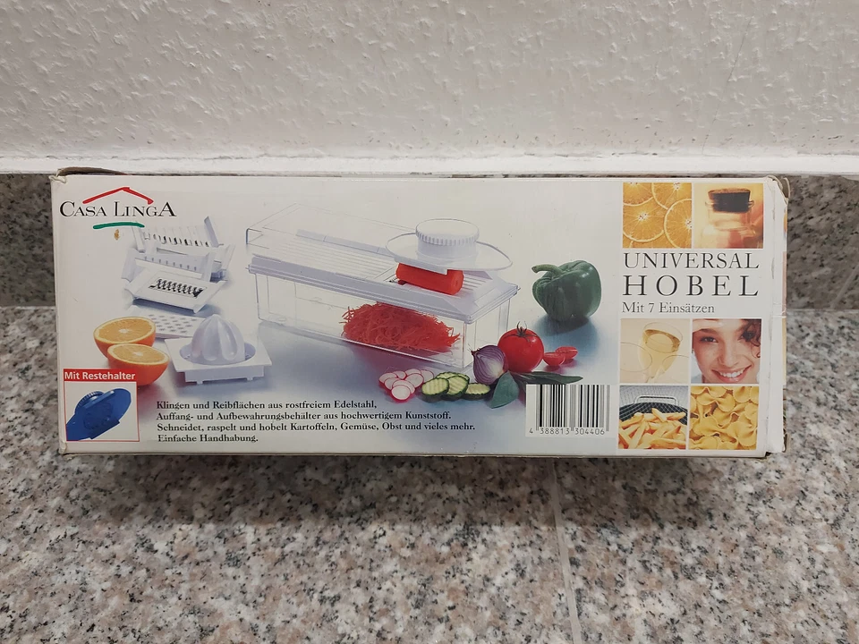 Casa Linga Universal Hobel mit 7 Einsätzen