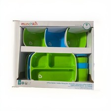 Munchkin 9 Piece No Slip Toddler Dining Set, BPA Free