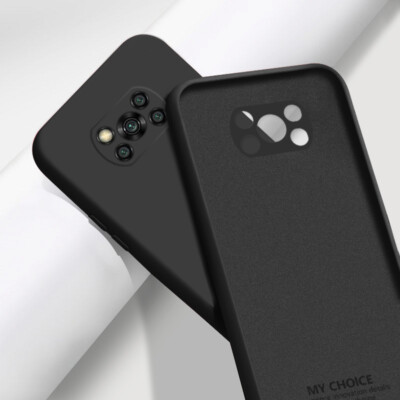 Stoßfeste Hülle aus flüssigem Silikon für Xiaomi Poco X6 Pro Redmi Note 13 12 11