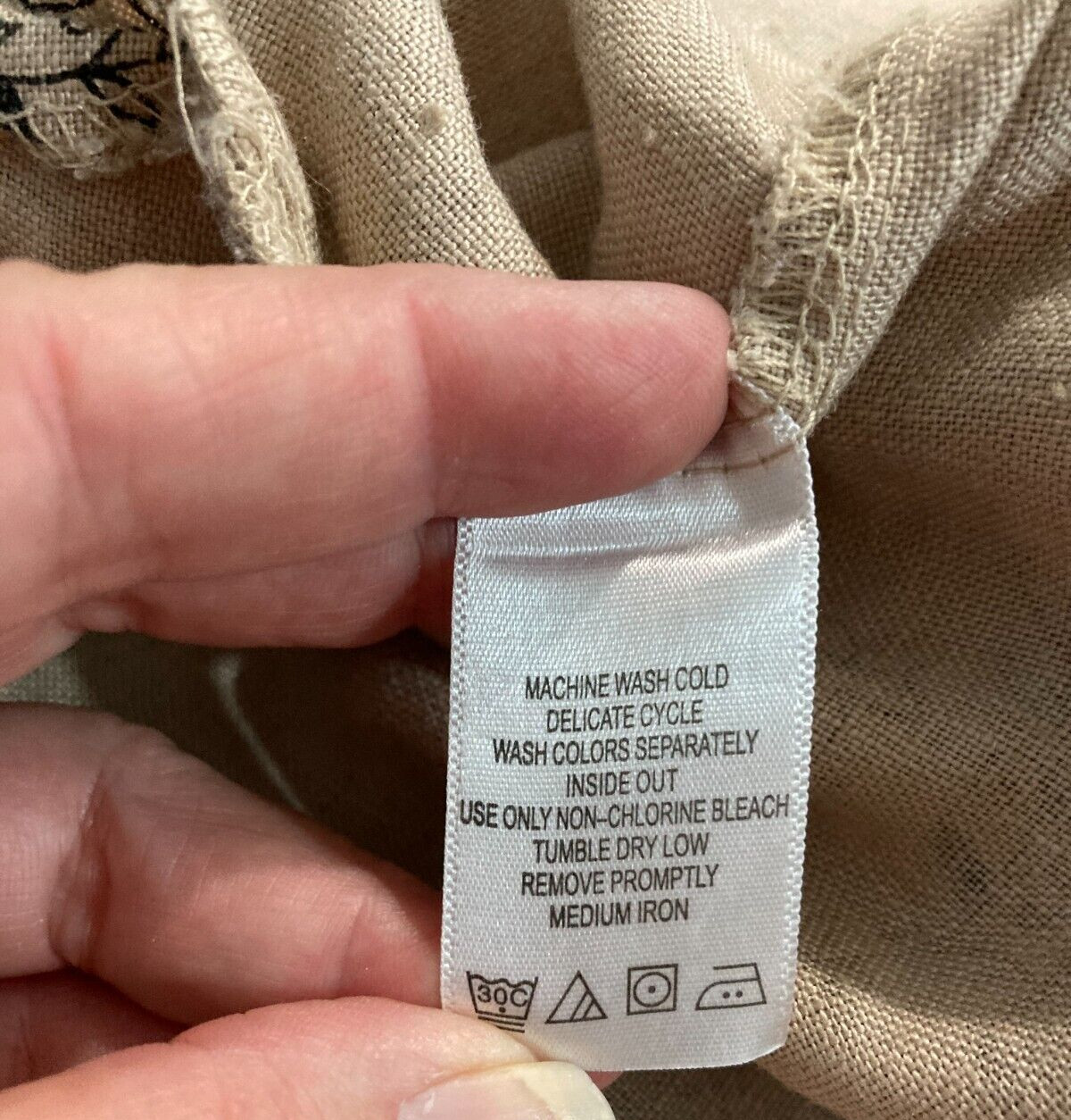 BRIDGEWATER Studio 100% Linen Button Down Tunic S… - image 5