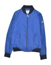 Invicta Womens Bomber Jacket Uk 16 Large Blue Cotton Ai38