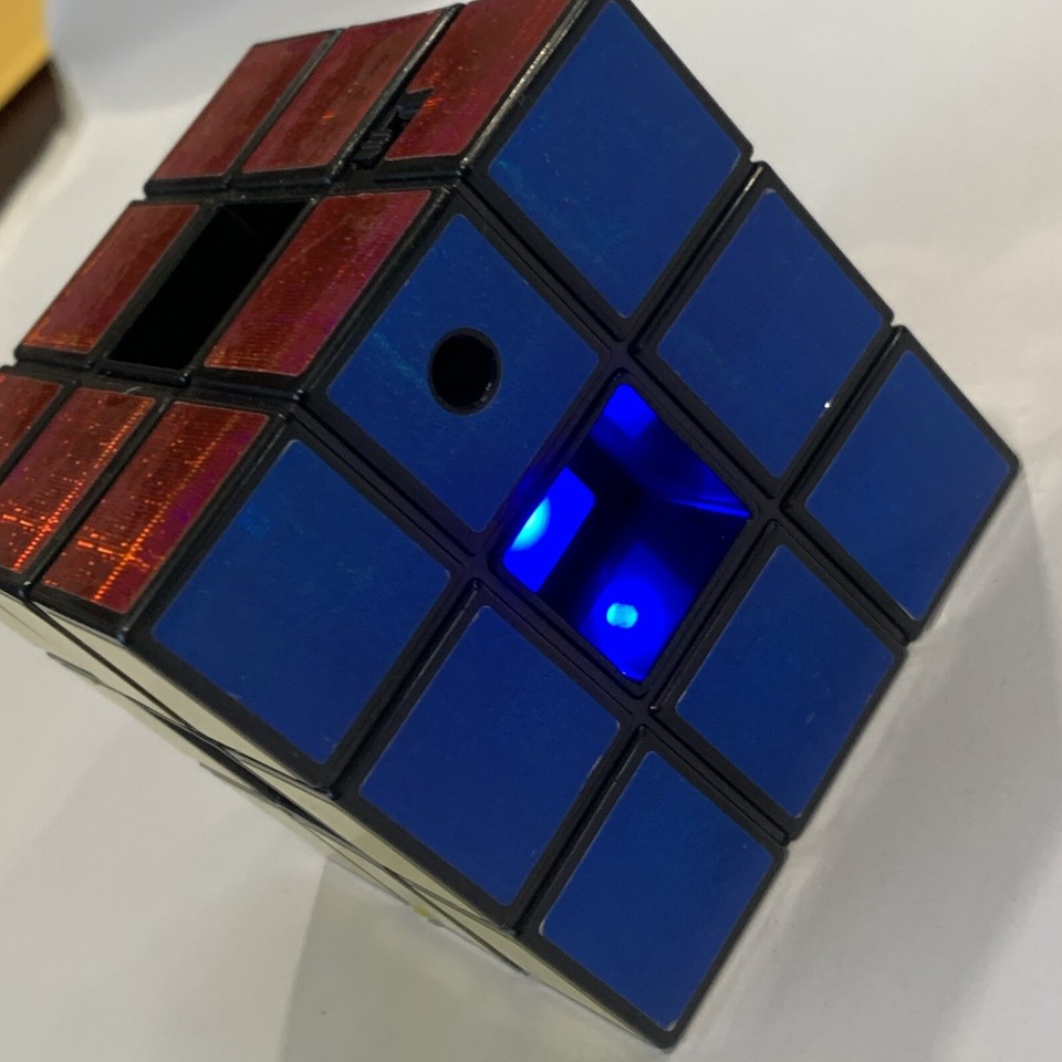 Rubik's Revolution Electronic Rubik Cube-6 Game-sLED Electronic-tested ...