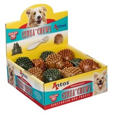 Antos / Nova Small & Large Cerea Hedgehog - Veggie Dog Treat Chew Natural