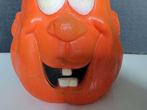 De colección Dan Dee 1989 Espuma Halloween Cabeza de Calabaza Jack O Linterna con Fantasma - Imagen 3 de 12