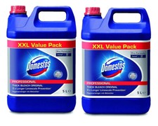Domestos Thick Bleach Germ Killer Extended Power 5L Pack of 2 1.22 per litre
