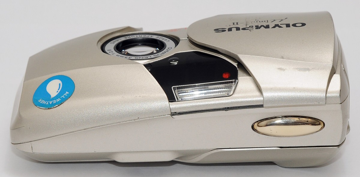 OLYMPUS μ mju ii 35mm f2.8 AF 動作品 Olympus Mju-II 35mm point & shoot camera with 35mm f2.8 lens