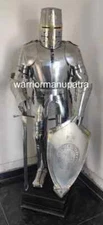 Medieval Knight Templar Suit Of Armor Full Body Crusader Armor costume