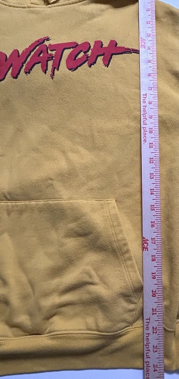 Rare Baywatch Hoodie Sweatshirt Size Medium Yello… - image 7