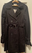 Xoxo Black Short Sexy Trench Coat