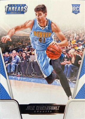 Juan Hernangomez Threads 16-17 #190 Rookie Card Denver Nuggets