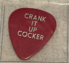 Eric Clapton Rare Guitar Pick AUTHENTIC CRANK IT UP COCKER Tour Stage Plectrum