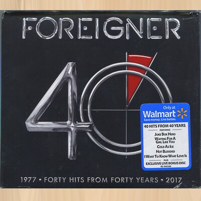 +11 BONUS Live TRACKS----  FOREIGNER 40 Hits From Forty Years EXCLUSIVE 3CD 0602