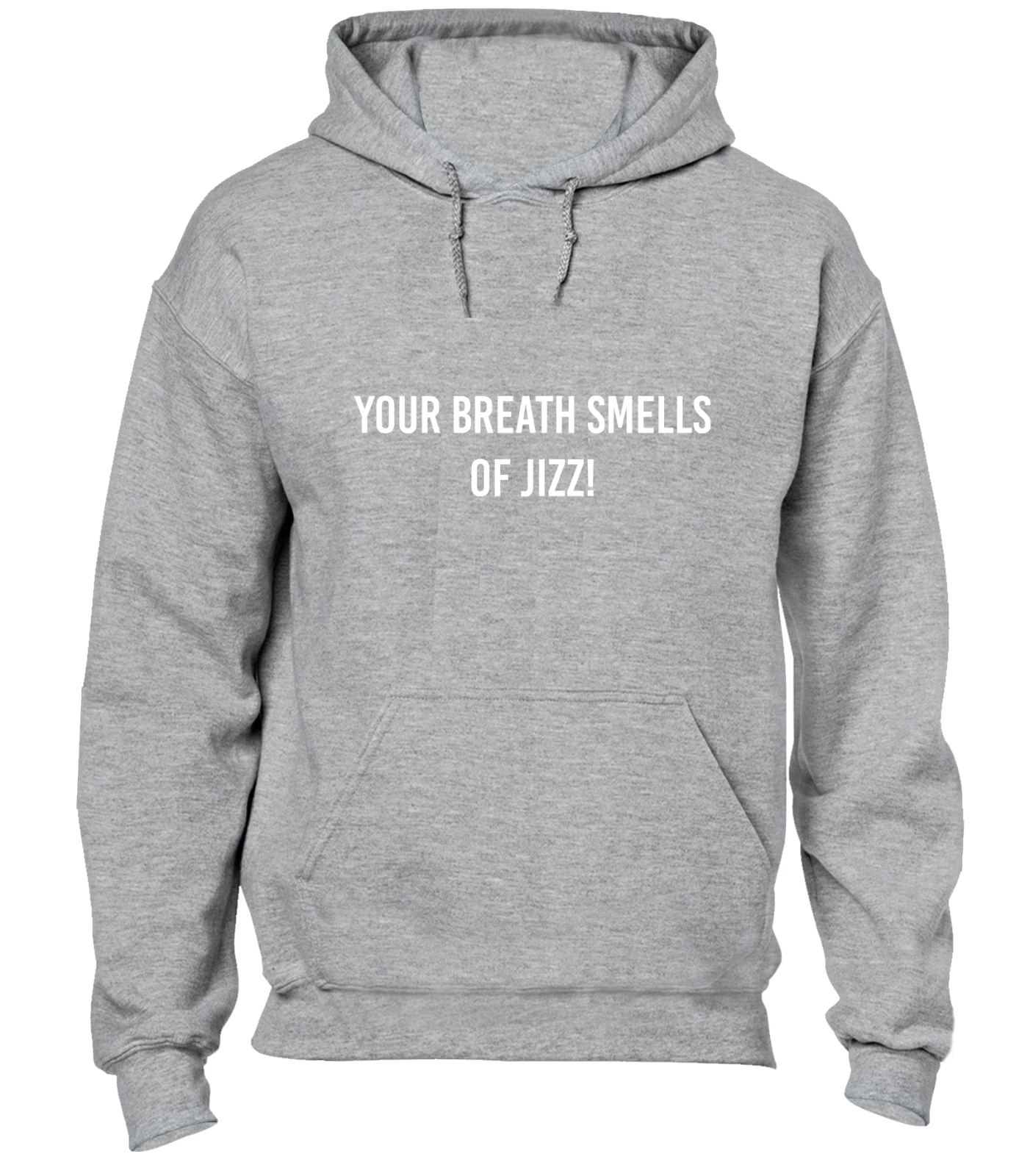 RHUDE FELPA CON CAPPUCCIO YOUR BREATH OLMS OF JIZZ HOODY DIVERTENTE SCHERZO RUDE REGALO IDEA REGALO TOP