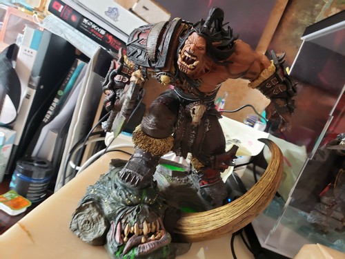 World Of Warcraft PVC Grommash Hellscream Boxed Statue Model In Stock NEW - Picture 7 of 7