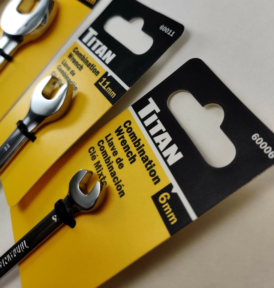 Llave métrica individual pulida Titan 12 Pt, elección de tamaños 6 mm - 29 mm  Foto 2 de 4