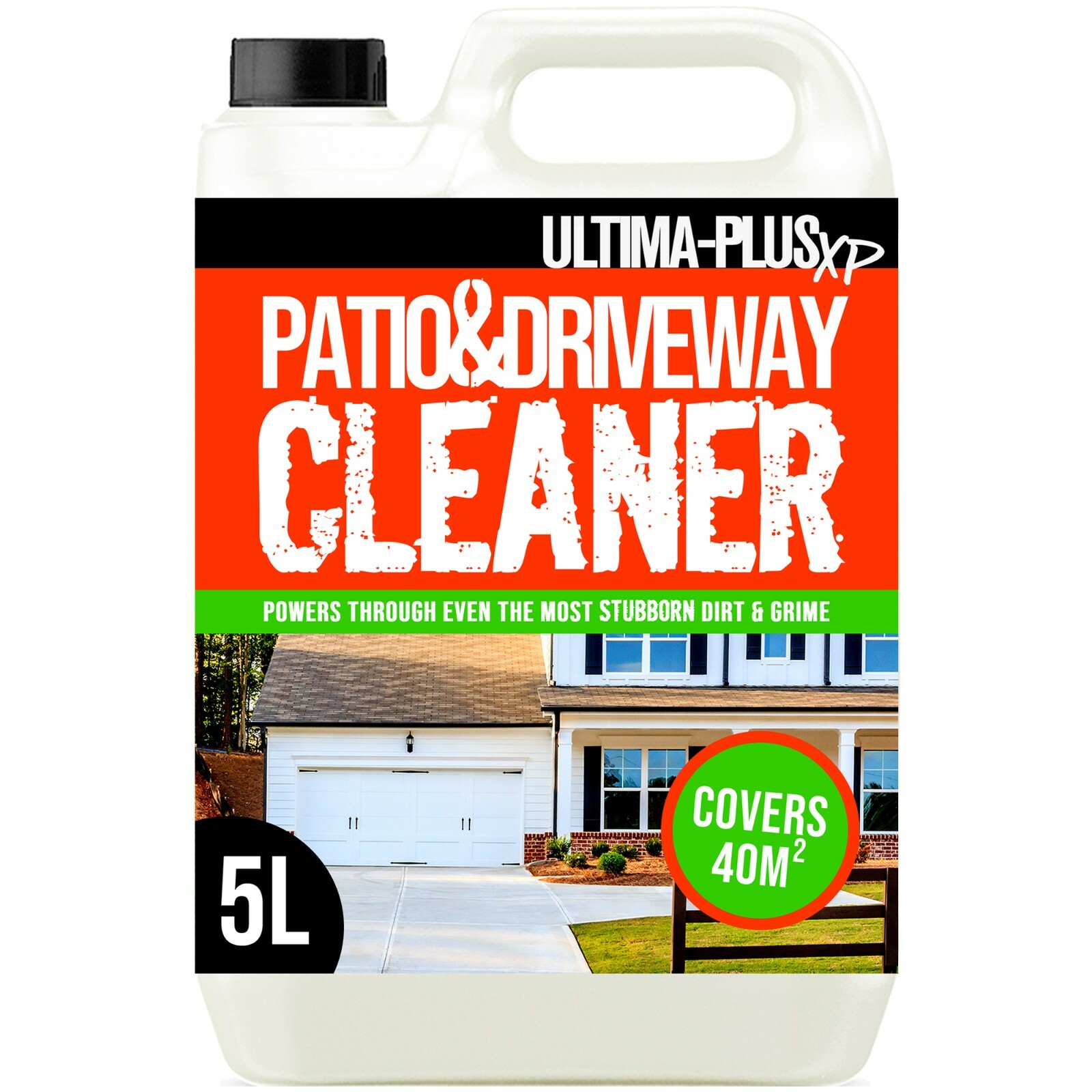 Ultima Plus Patio Driveway Brick Cleaner 5L Mould Algae Moss Killer 25% Stronger