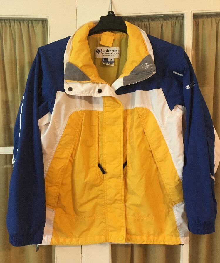Columbia Interchange Core Shell Coat Jacket Women's Medium Blue