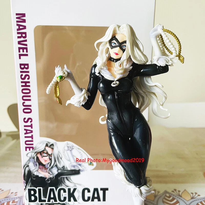 Sexy Comic BISHOUJO Black Cat Figure Toys Model STATUE Xmas Gift 10" Ornament - Image 2 of 4