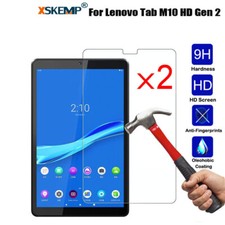 2Pcs Tempered Glass Screen Protector Film Lenovo Tab M10 HD 2nd Gen 10.1 TB-X306