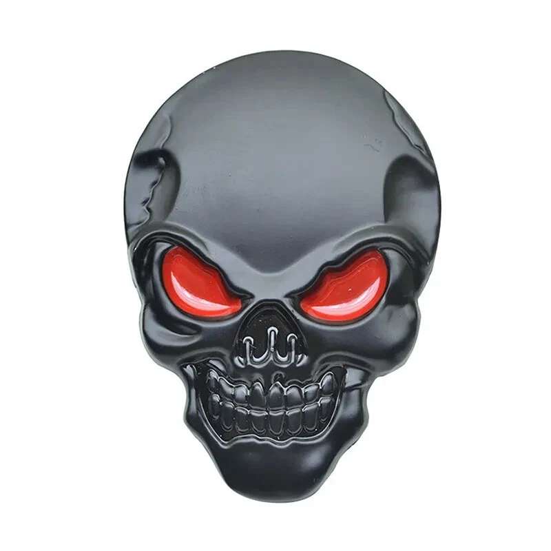 Punisher Totenkopf Aufkleber Skull Sticker Emblem Schädel Rächer Alu Moped Black - Bild 3 von 4