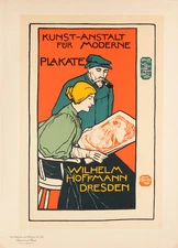 Wilhem Hoffmann Plakate Dresden by Fischer 1898 Les Maitres de l'Affiche p. 127