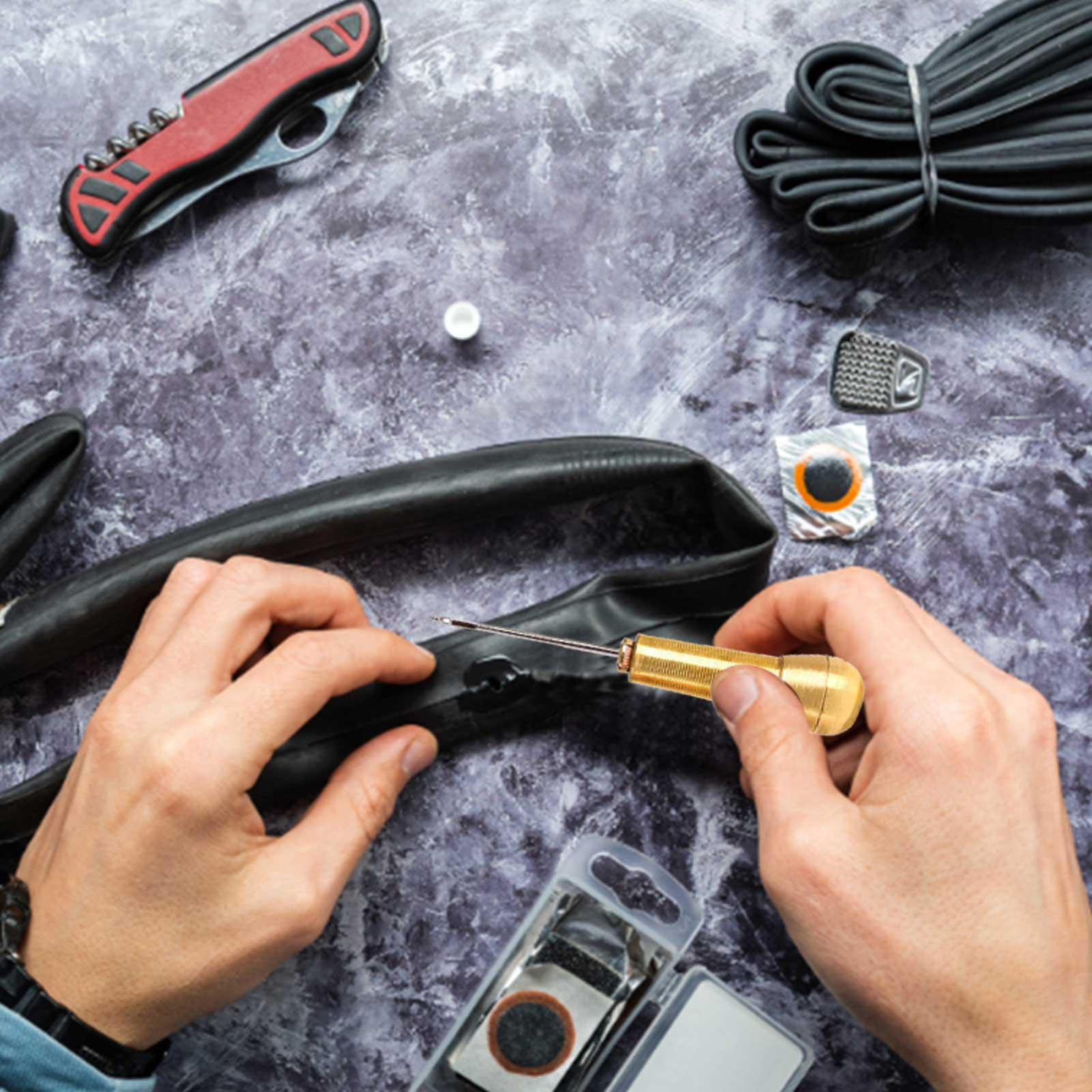 Leather Sail Canvas Speedy Stitcher Professional DIY Sewing Awl Repair