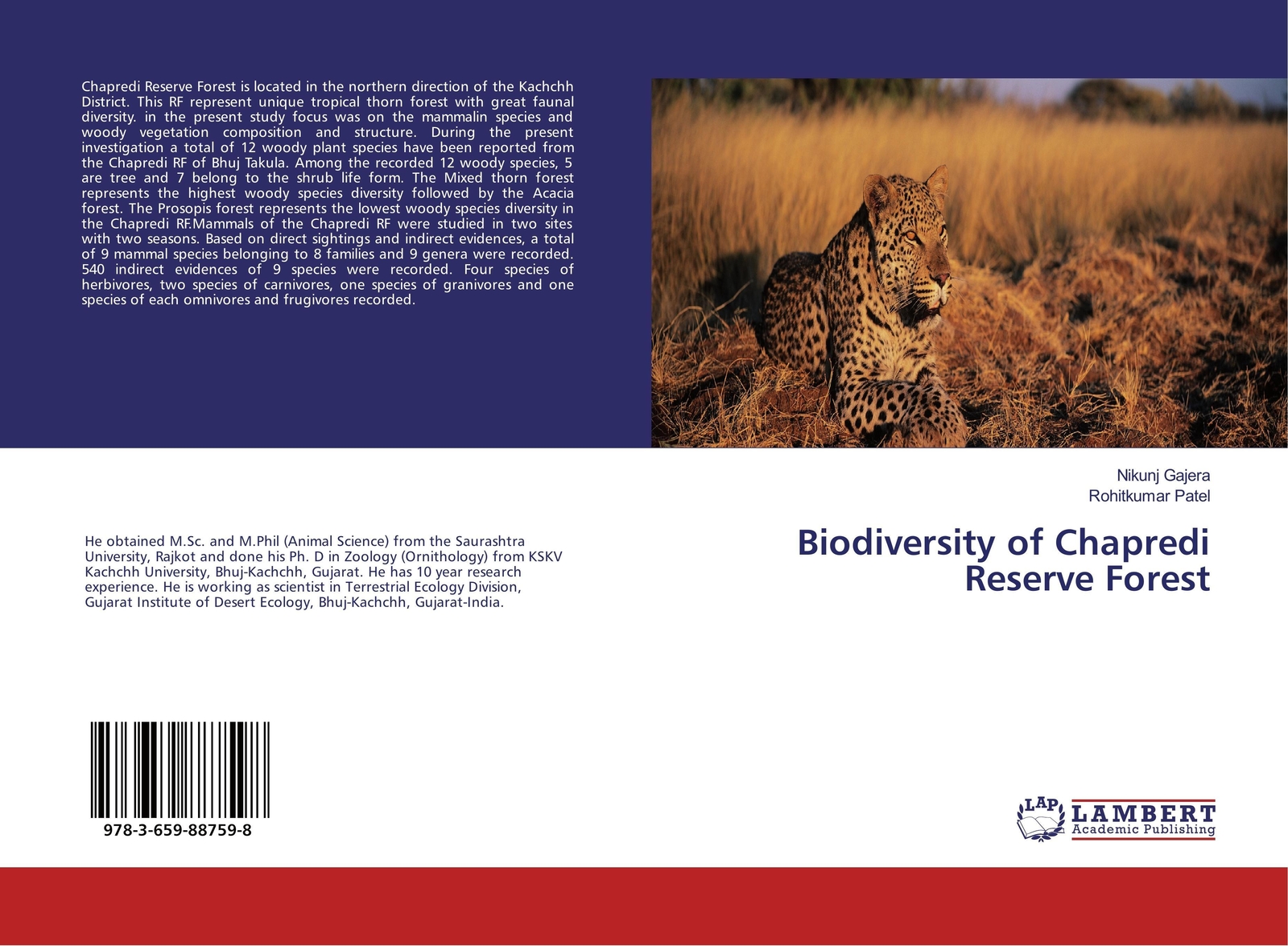 Thumbnail - Nikunj Gajera (u. A.) | Biodiversity Of Chapredi Reserve Forest |