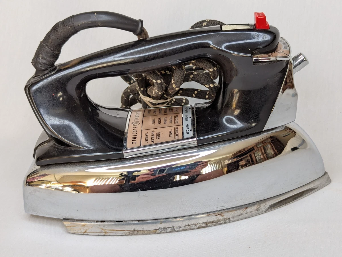 General Electric Steam Iron In Collectible Irons for sale | eBay
