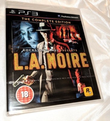 LA Noire Complete Edition PS3 Neu Sealed UK PAL Sony PlayStation 3 L A Rockstar